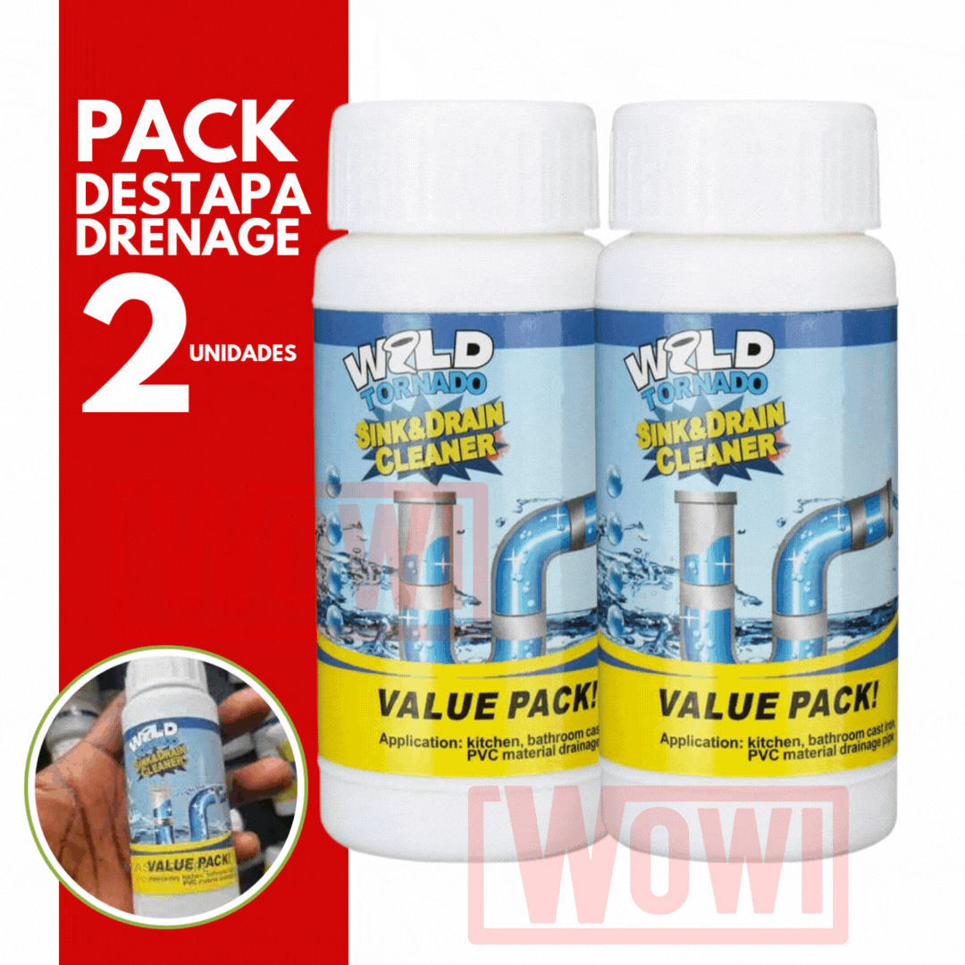 Destapador de Drenaje Wild Tornado – Solución Rápida para Cañerías Obstruidas